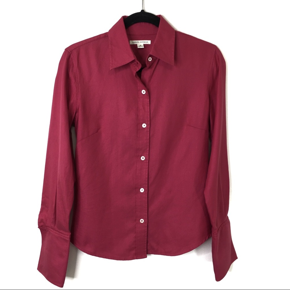 Banana Republic Waffle French Cuff Blemish Size Sm